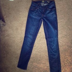 7 for all mankind jeans. Worn once, washed once.
